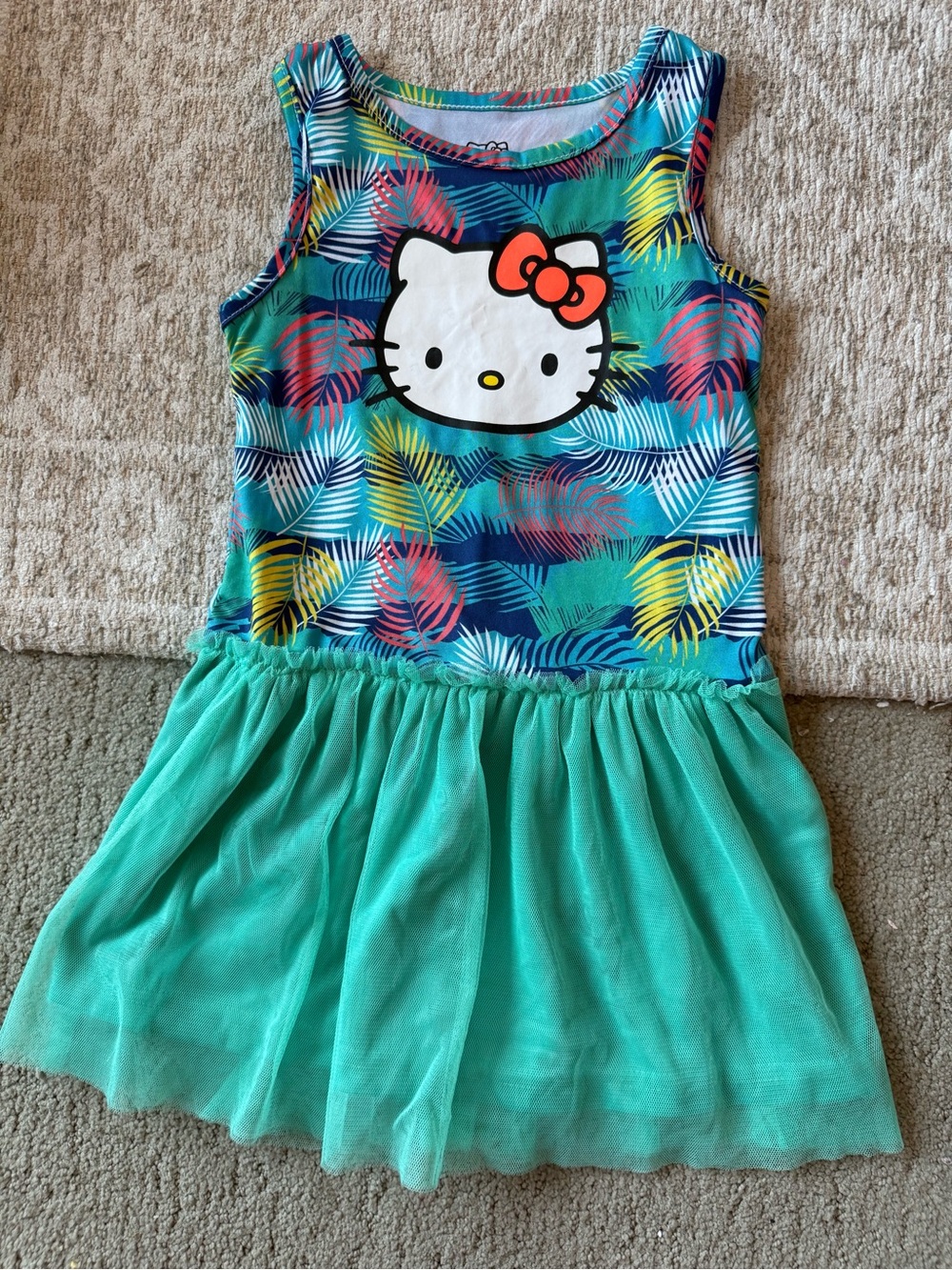Hello Kitty Tropical Tank Dress 4T